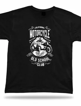 Retro California Motorcycle Oldschool Club Motobike Rider Gift T-Shirt. Summer Cotton Short Sleeve O-Neck Mens T Shirt New S-3XL - Aliexpress - FashionsVida
