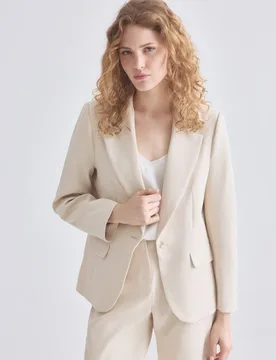 Chaqueta de mujer lisa con manga larga - Zermatt - FashionsVida