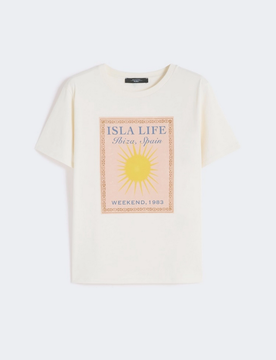 MAX MARA t-shirt donna ecru