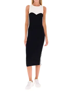 Abito smanicato NERO 44 - Elisabetta Franchi - FashionsVida
