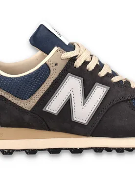 New - U 574 SGG - Sneaker - schwarz blau - Herren - Size: 41.5 - Balance - FashionsVida