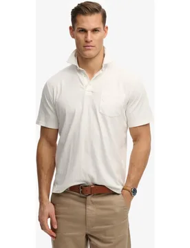 Polo de hombre Classic algodón con lino - Superdry - FashionsVida