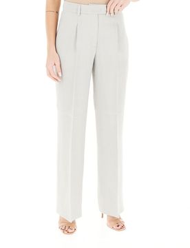Pantalone misto lino GRIGIO CHIARO 44