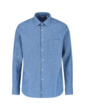 Cotton Button-Front Shirt