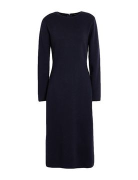 Vestido midi Mujer Azul noche 32,34,36,38,40,42,44,46 Mujer