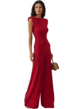 Mono de corte maxi con escote lágrima en espalda - MIPHAI - FashionsVida