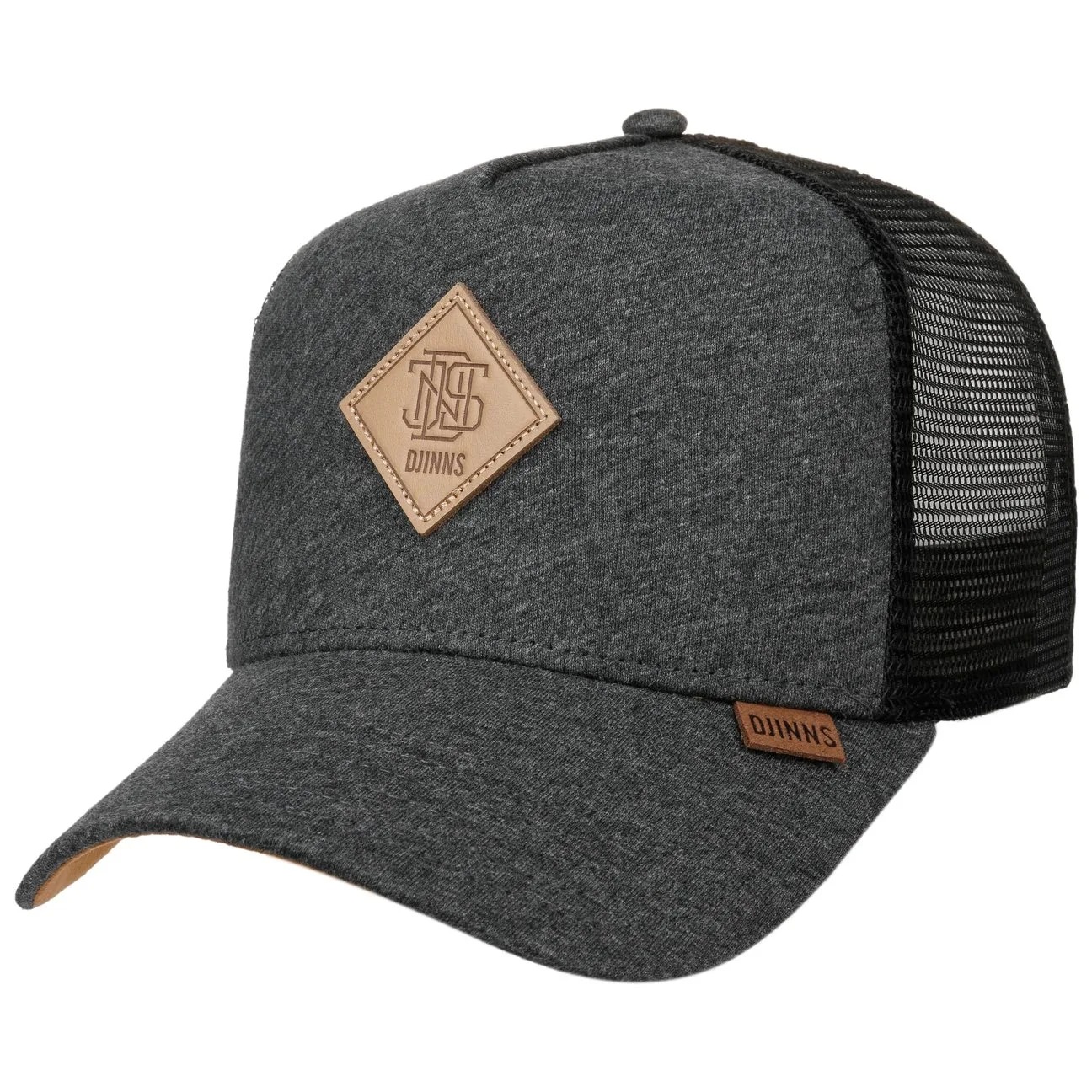HFT Jersey Logo Patch Trucker Cap by - dark grey - Herren - Size: One Size - Djinns - FashionsVida