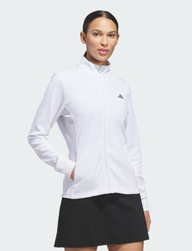 GIACCA CON ZIP COMPLETA E TEXTURE PERFORMANCE XL White