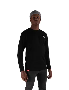 Maglietta A Maniche Lunghe Logo Black