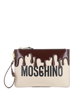 Moschino Clutch Chocolate Glazed