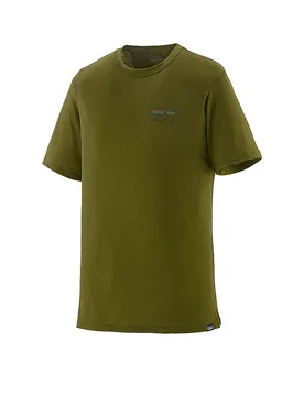 Maglietta tecnica da uomo Capilene® Cool Merino oliva XXL - Patagonia - FashionsVida