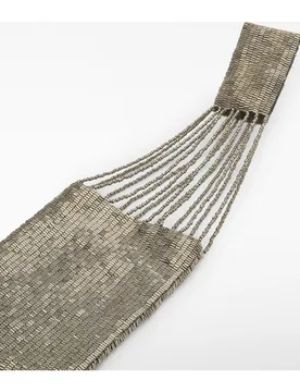 Bolso de mano tipo cóctel con detalle en pedrería - Adolfo Dominguez - FashionsVida