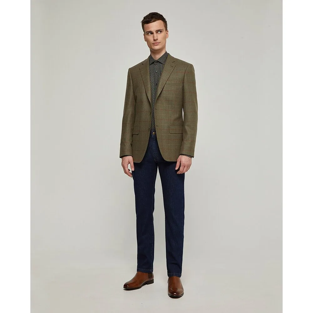 Vaquero de hombre regular azul oscuro - Mirto - FashionsVida