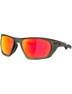Lunettes de soleil - Lateralis Matte Olive ink/Prizm Ruby - Kaki - Oakley - FashionsVida
