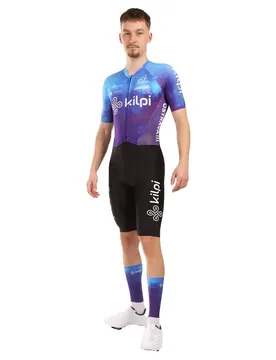 Tuta Da Gara A Maniche Corte Aurora Blue