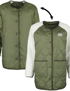 Mantel - Peake Quilted Liner Coat Amusement 66 - L - für Damen - Größe L - oliv - Frauen - female
