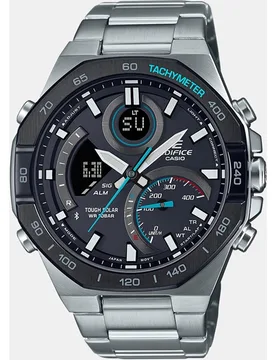 Reloj de hombre Edifice ECB950DB1AEF Solar Cronógrafo de acero - Casio - FashionsVida
