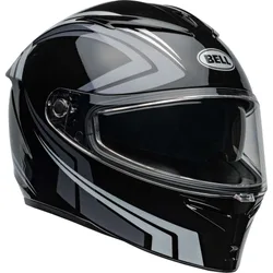 Casco Moto Integrale LITHIUM JETSTREAM Nero Argento taglia S