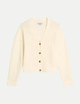 Marc O' Polo Relaxed-Fit Cardigan Weiß XL - Marc O'Polo - FashionsVida