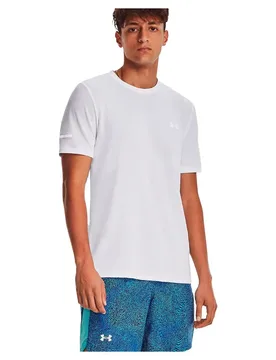 Maglietta A Maniche Corte Stride Seamless White / Reflective S - Under armour - FashionsVida