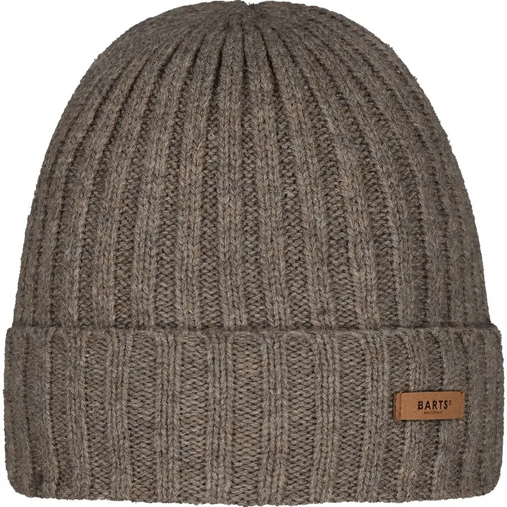 Bonnet Haakon Turnup Heather Brown One Size unisex - Barts - FashionsVida