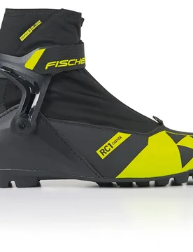 Chaussures De Ski Nordique Rc1 Combi Black / Green 24.25 Homme - fischer - FashionsVida