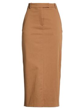 Midi-Rock Damen Braun 32,34,36 Damen