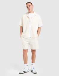 Mens Camicia Seersucker - Bianco, bianco bianco Uomo taglia S