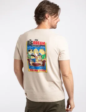 Big Bream Theory Mens Back Print Artist T-Shirt - Weird Fish - FashionsVida