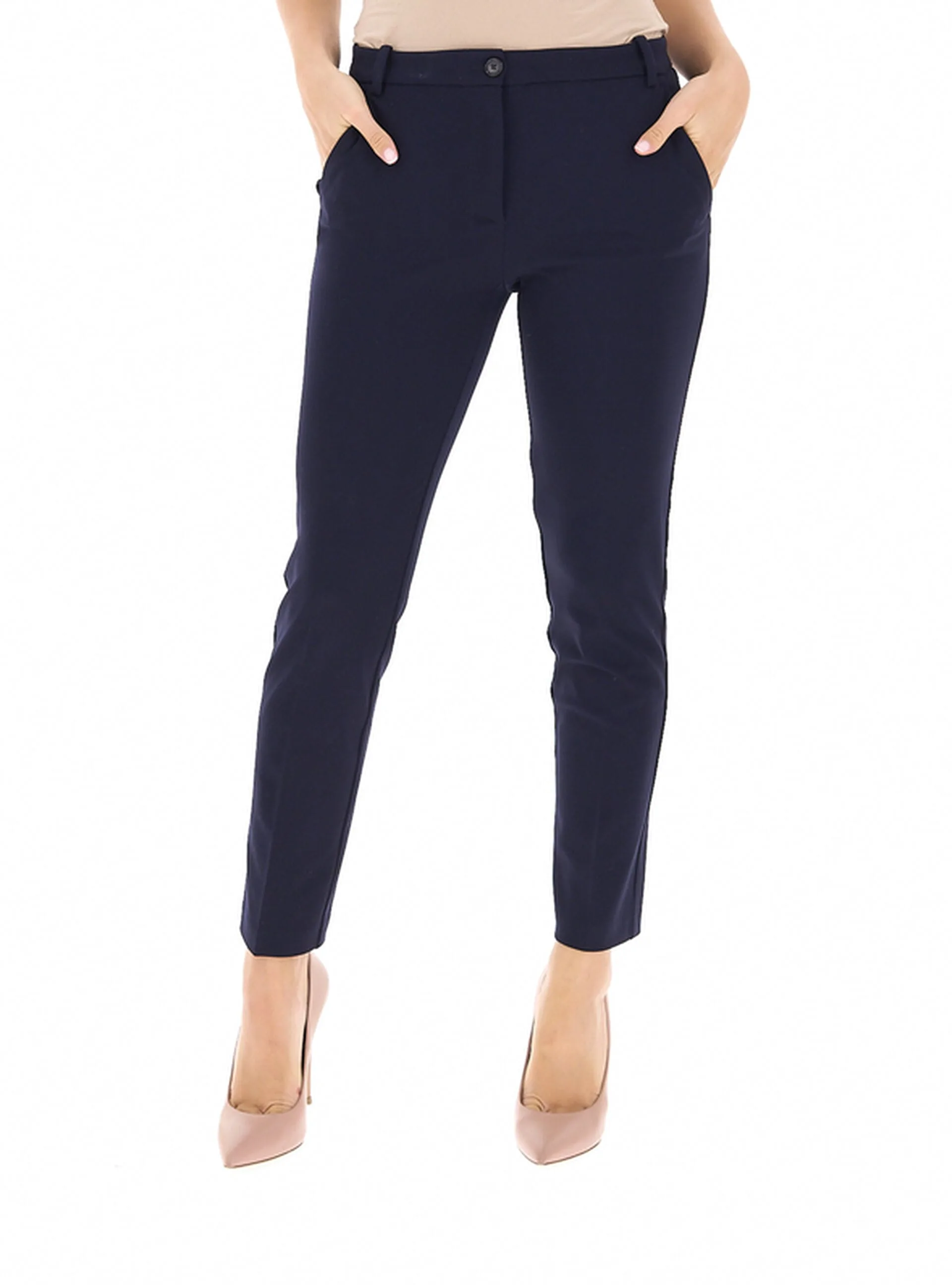 Pantalone a sigaretta BLU NAVY 46 - PINKO - FashionsVida
