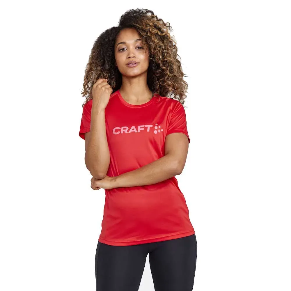 T-shirt à Manches Courtes Core Essence Logo Reddish M - Craft - FashionsVida