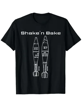 Shake & Bake Funny Mortarman Infantry Mortar T-Shirt 100% Cotton O-Neck Short Sleeve Summer Casual Mens T-shirt Streetwear - Aliexpress - FashionsVida