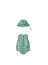 Pagliaccetto in cotone VERDE 4-6