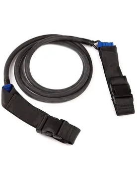 Two Side Resistance Training Belt Black 2.4 m unisex - Madwave - FashionsVida