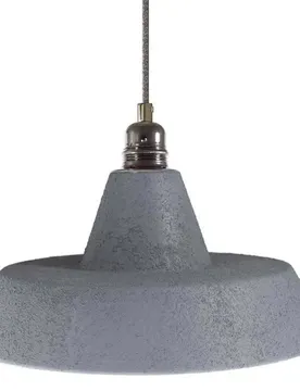 Cables Lampe Suspendue Avec Ampoule Textile Industrial Ceramics 1.2 M White Cement One Size