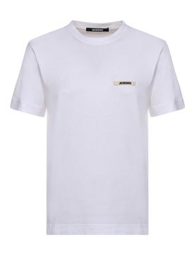 T-shirt in cotone con logo