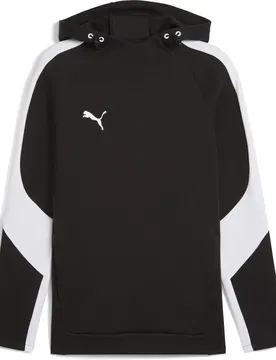 TeamEVOSTRIPE Herren Kapuzensweater, schwarz S