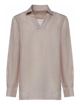 Camicia in lino Atlantis