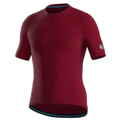Maglia A Maniche Corte Ghiaia Bordeaux