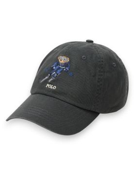 Para hombre. 710P04899001 Gorra de sarga con Polo Bear oscuro (OSFA), Casual, Algodón