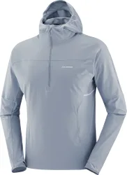 Veste de trail coupe-vent - Sense Aero Hybrid HZ Hd M Trade Winds en Softshell - Taille S - Gris