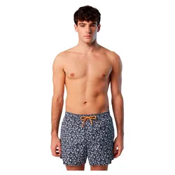 Volley All Over Marine Animals Swimming Shorts Navy Blue 2XL Men