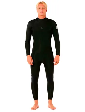 Combinaison Néoprène à Manches Longues Avec Fermeture éclair Dans Le Dos Dawn Patrol 5/3 Mm Black MS - Rip curl - FashionsVida