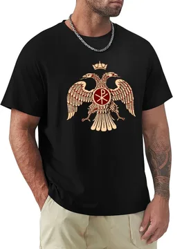 Byzantine Eagle Symbol Flag T-shirt sports fans for a boy Blouse mens graphic t-shirts funny - Aliexpress - FashionsVida