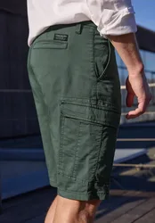 Street One Bermuda im Regular Fit im Cargo-Look male Grün