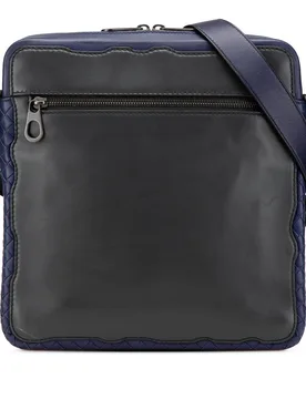 Intrecciato Trimmed Leather Crossbody - Bottega Veneta - FashionsVida