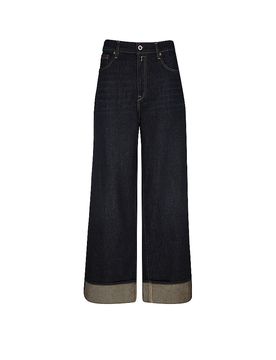 Jeans de pierna ancha NALAJA azul oscuro 29/L32