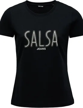 Camiseta con branding de mujer - Salsa Jeans - FashionsVida