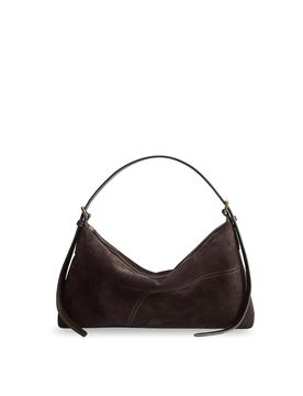 Borsa A Spalla Castellare In Suede