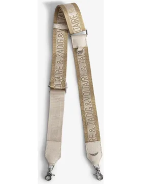 Zadig & Voltaire - Bandolera con glitter de piel con efecto nylon y correa ajustable - Zadig & Voltaire - FashionsVida